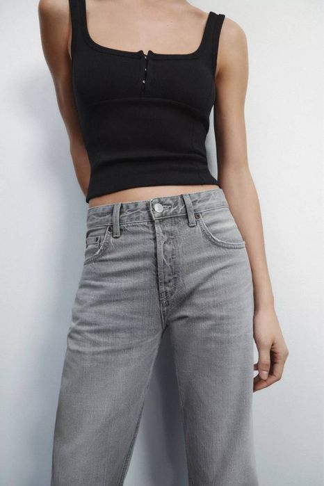 Джинси ZARA straight fit