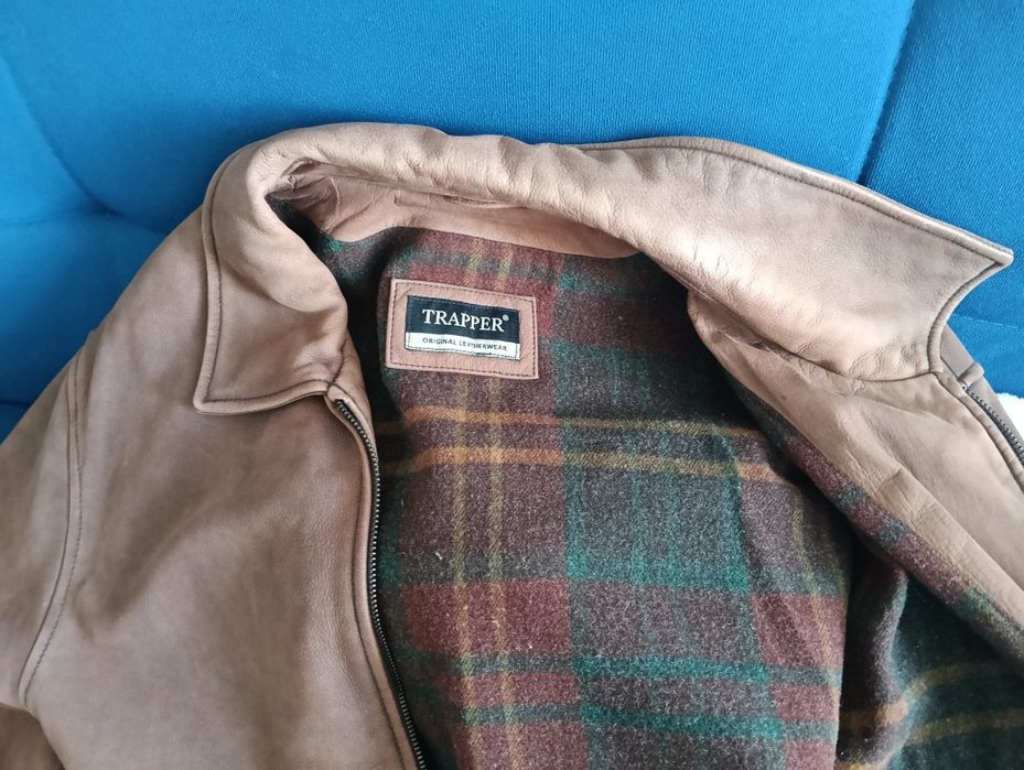 Kurtka skórzana Traper