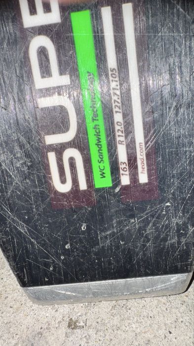 Narty Head Worldcup Supershape 163 cm