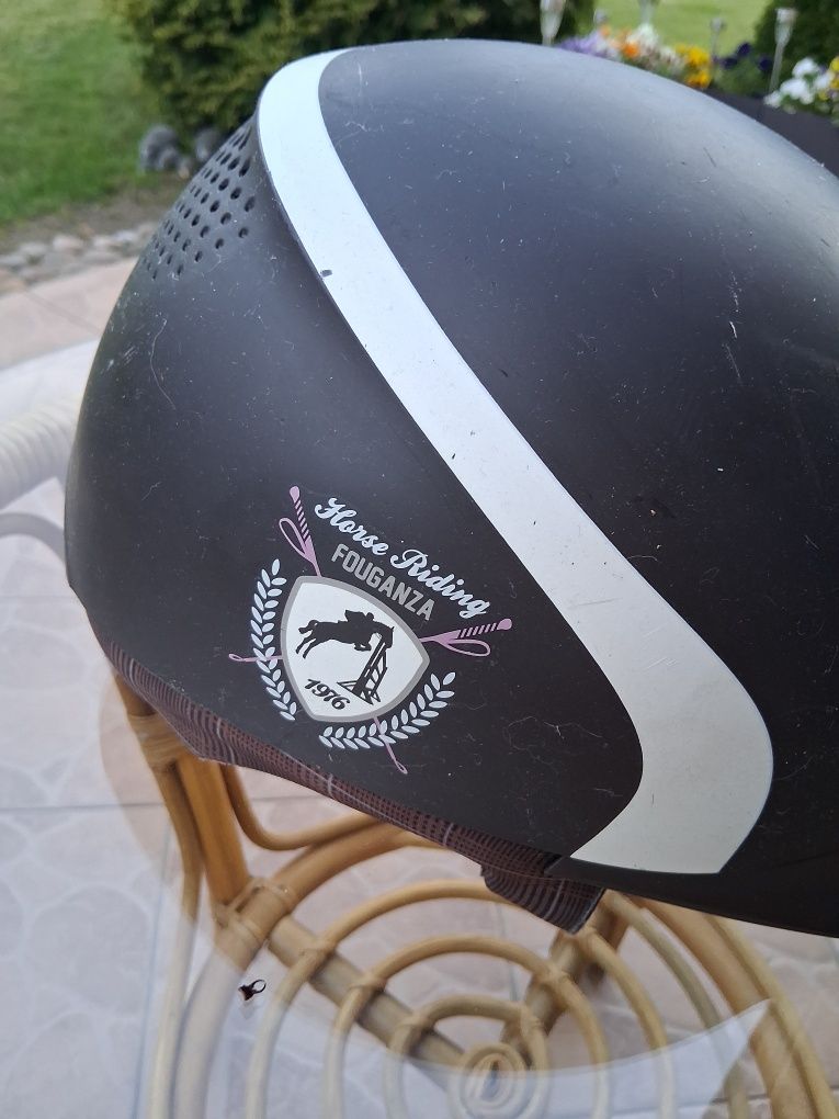 Kask toczek jeździecki Fouganza