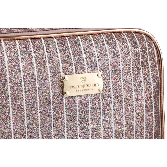 pojemna kosmetyczka damska na suwak - peterson