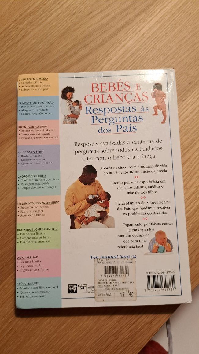 Livro bebés e crianças perguntas e respostas