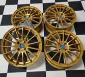 17" 4x108 Compomotive Złote Śliczne Ford Peugeot Citroën.