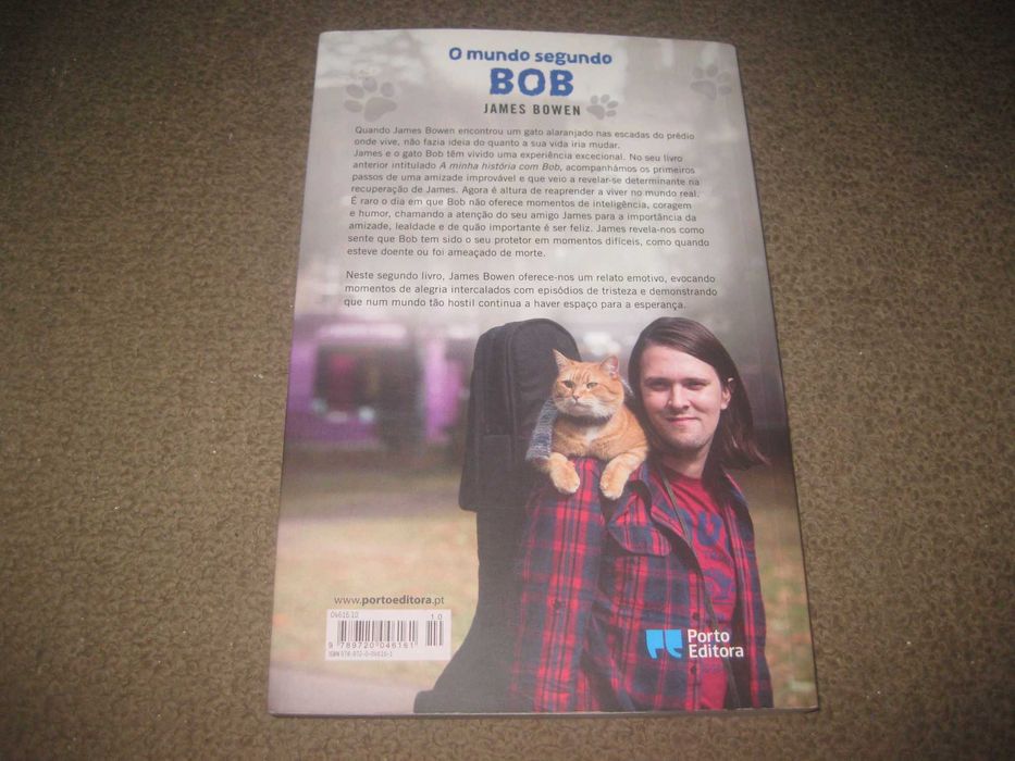 Livro “O Mundo Segundo Bob" de James Bowen