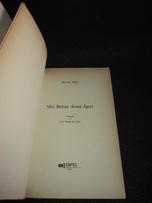 Livro Não Bebas Dessa Água Woody Allen