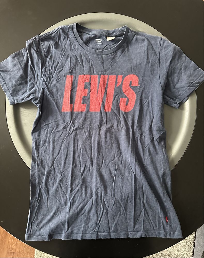 T-shirt niebieski Yiruisen Levis rozmiar S