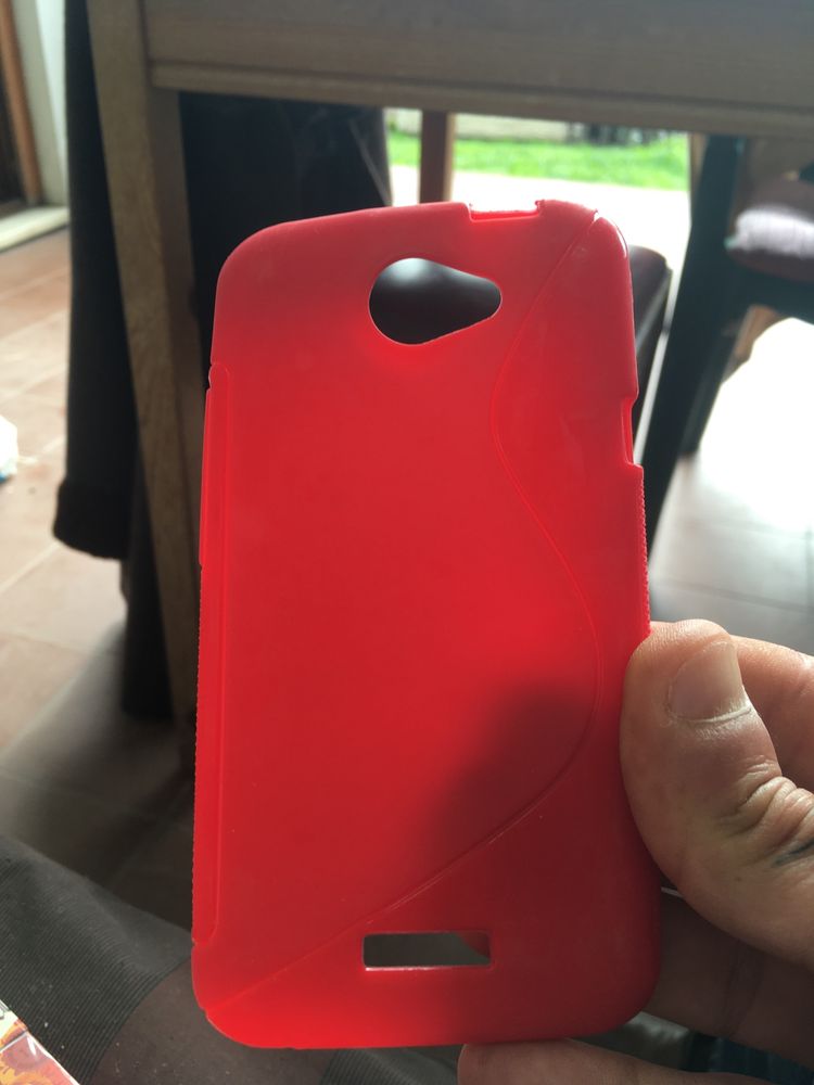 Capa HTC ONE X nova vermelha