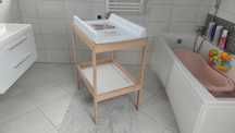 Przewijak Ikea buk/ biały 72x53