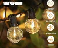 Lampki LED zewnętrzne 50 sztuk 30 metrów kule wodoodporne