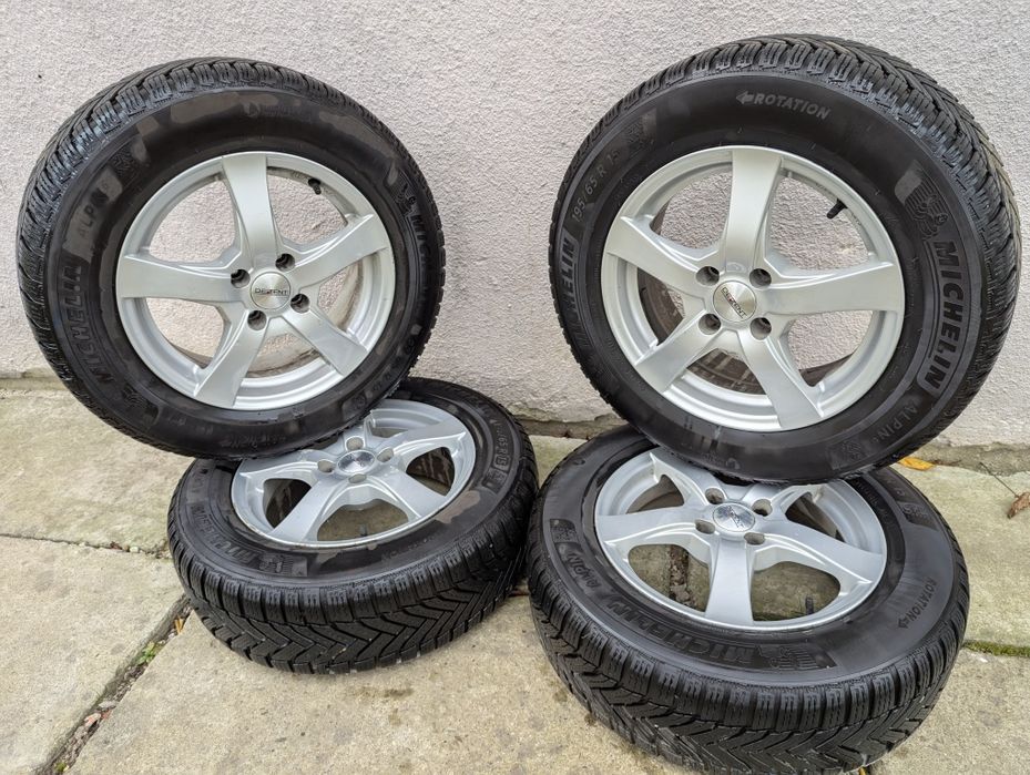 Резина, диски , колеса R16 Renault Zoe Michelin 2023 alpin 6