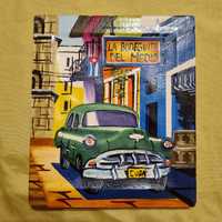 Obraz/obrazek/malowidło z Kuby - Cadillac/Chevrolet