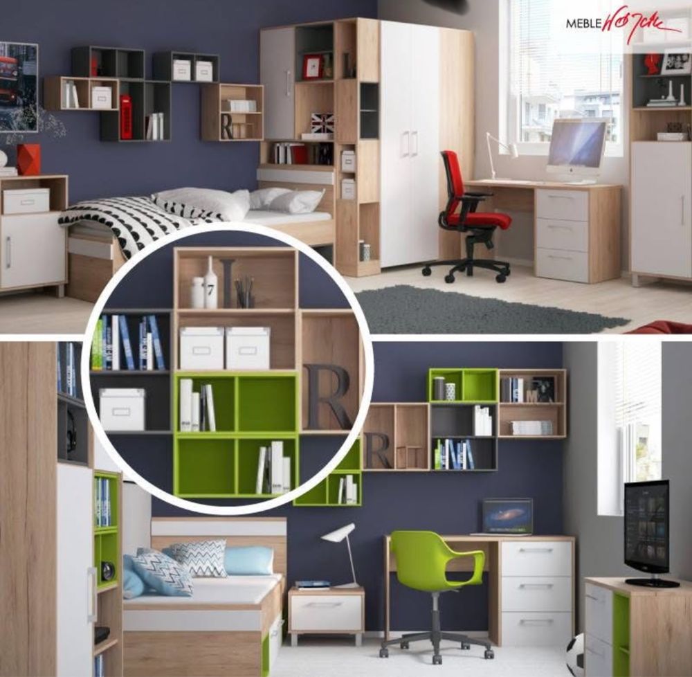 Zestaw mebli młodziezowych wójcik meble box