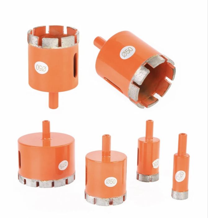 Коронка алмазна по керамограніту, бетону, цеглі, плитці, мармурі