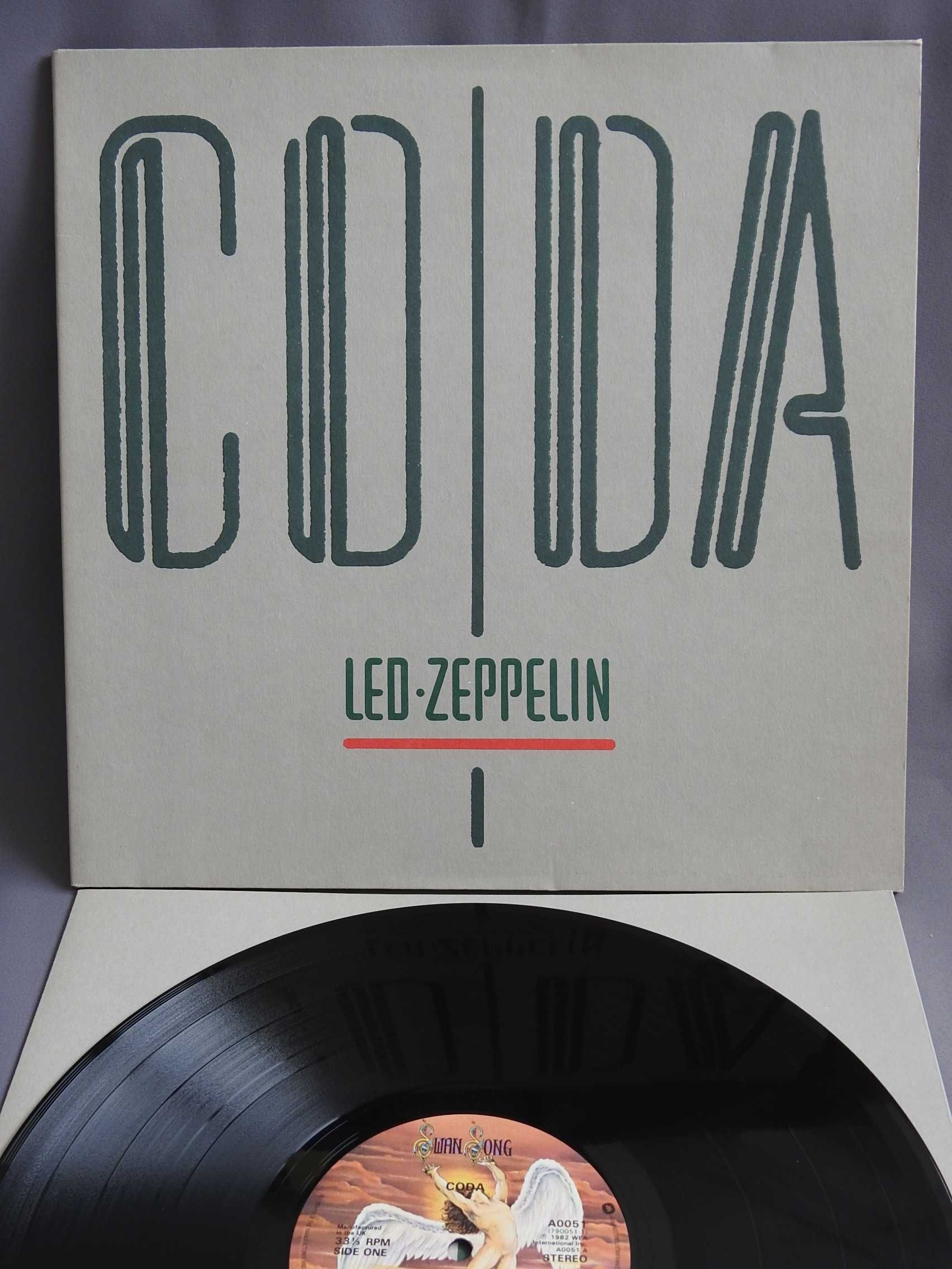 Led Zeppelin Coda LP 1982 UK пластинка NM Британия 1 press оригинал