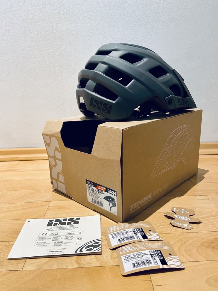 Kask rowerowy IXS Trail EVO enduro MTB z daszkiem roz. S/M 54-58cm