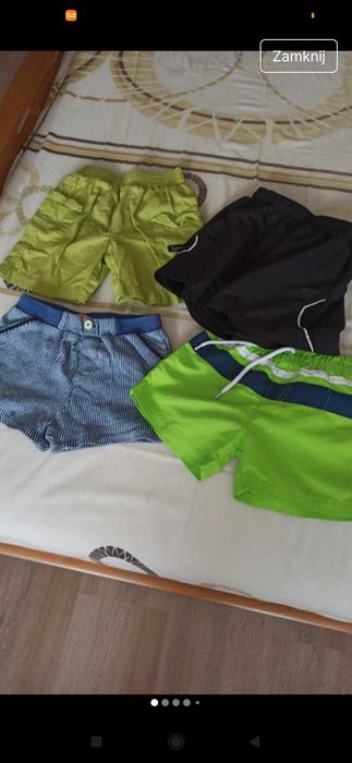 Spodenki chłopięce roz 74-86