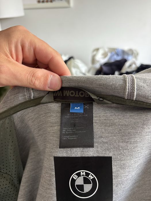 Camisola mota com fecho BMW Motorrad e protecoes