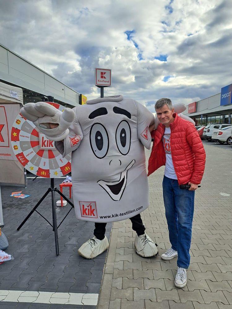 Kostium Maskotka reklamowa Chodzaca koszulka