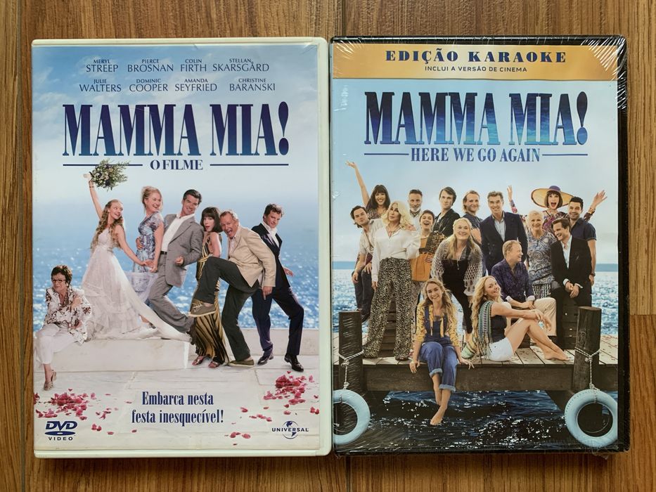 Mamma Mia! O Filme + Here We Go Again - 2 dvds