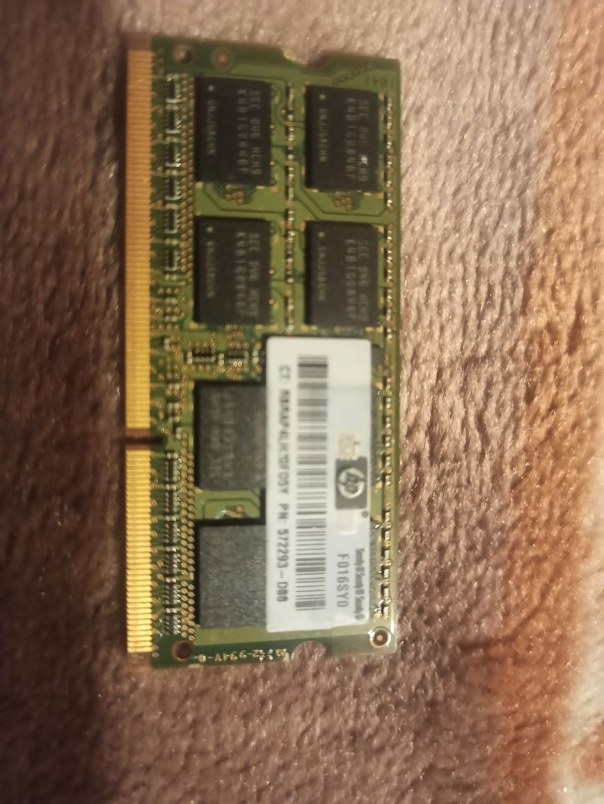 Pamięć RAM Samsung DDR3 2GB PC3 10600S