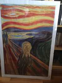 Reprodukcja "Krzyk" E. Munch antyrama