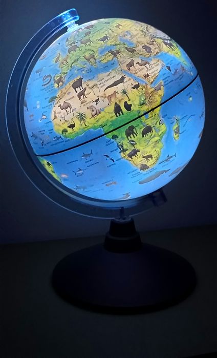 Globus zoologiczny średnica 25 cm