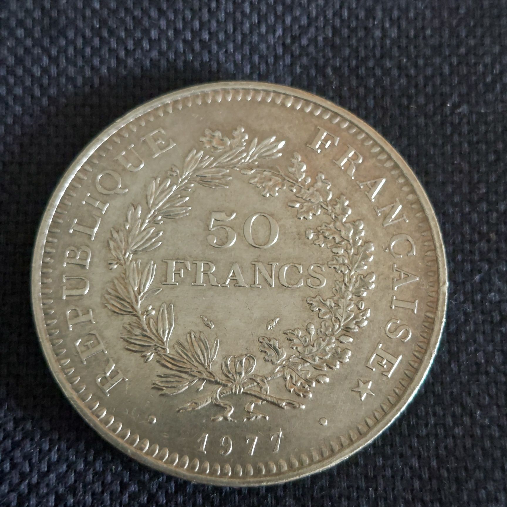 Moeda 50 Francos 1977
