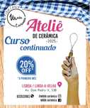Workshop continuado de cerâmica