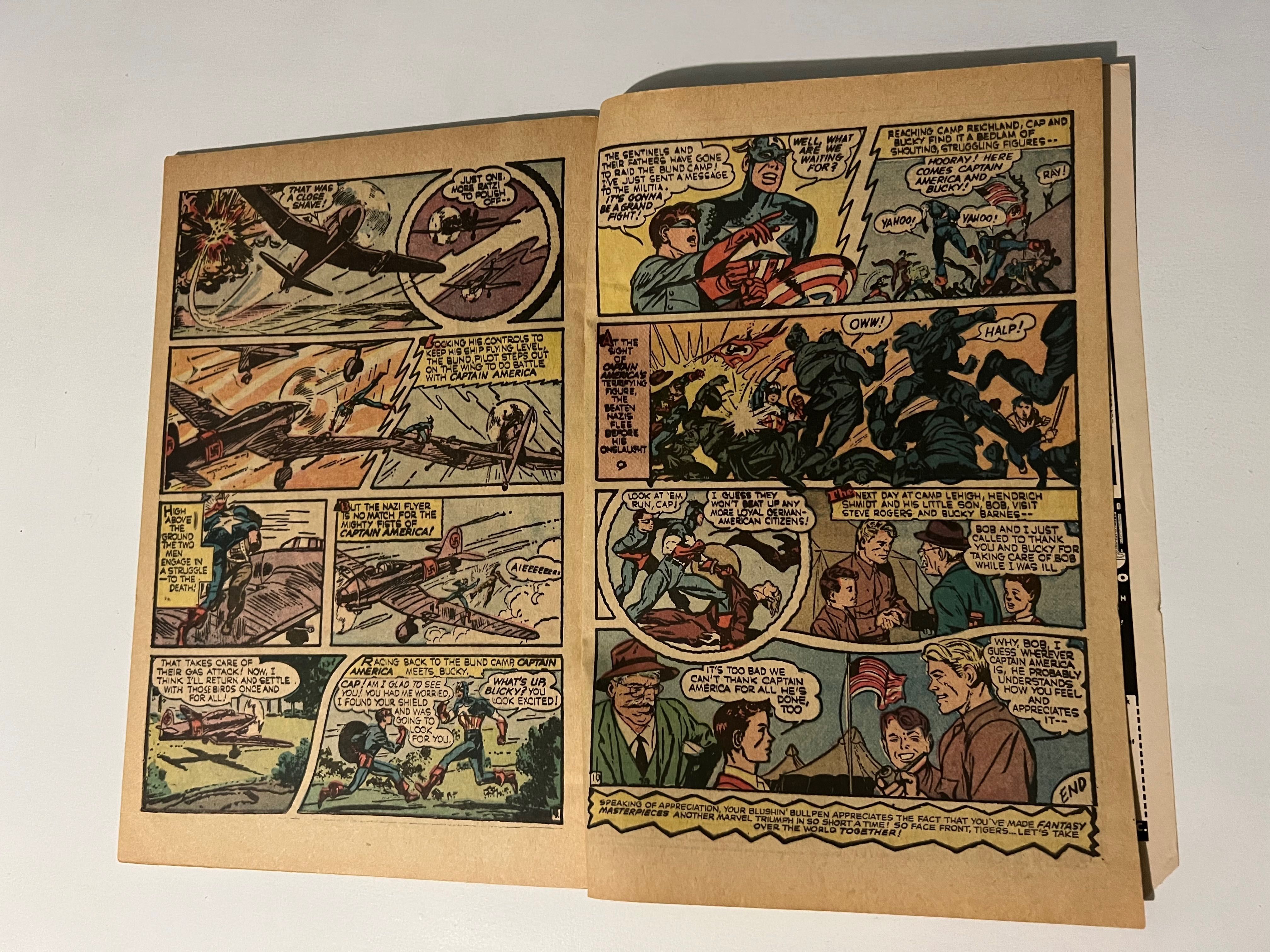 Komiks oryginalny amerykański Fantasy Masterpieces z 1966 roku