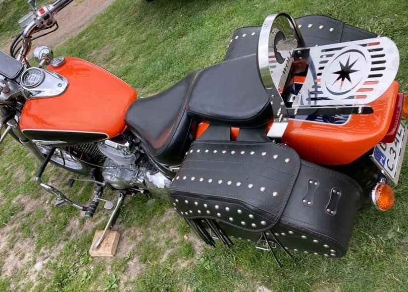 Oparcie pasażera bagażnik Yamaha Drag Star XVS 125, 650, 1100