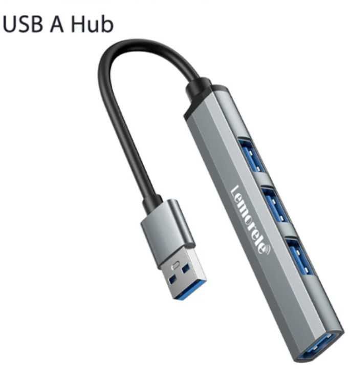 USB А hub Lemorele 4 порта юсб хаб