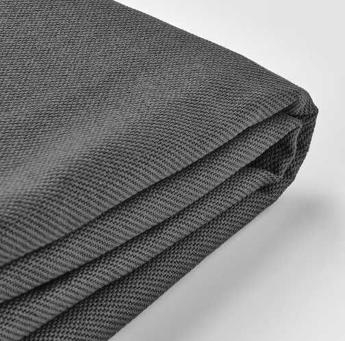 Pokrycie sofy 3-osobowej z szezlongiem EKTORP Hallarp szary 504.726.34