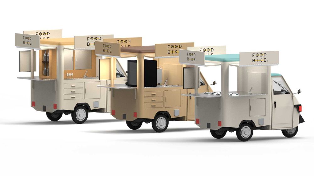 Piaggio Ape 50 Zabudowa na Lody | Prosecco | Cafe | Nowe | FV