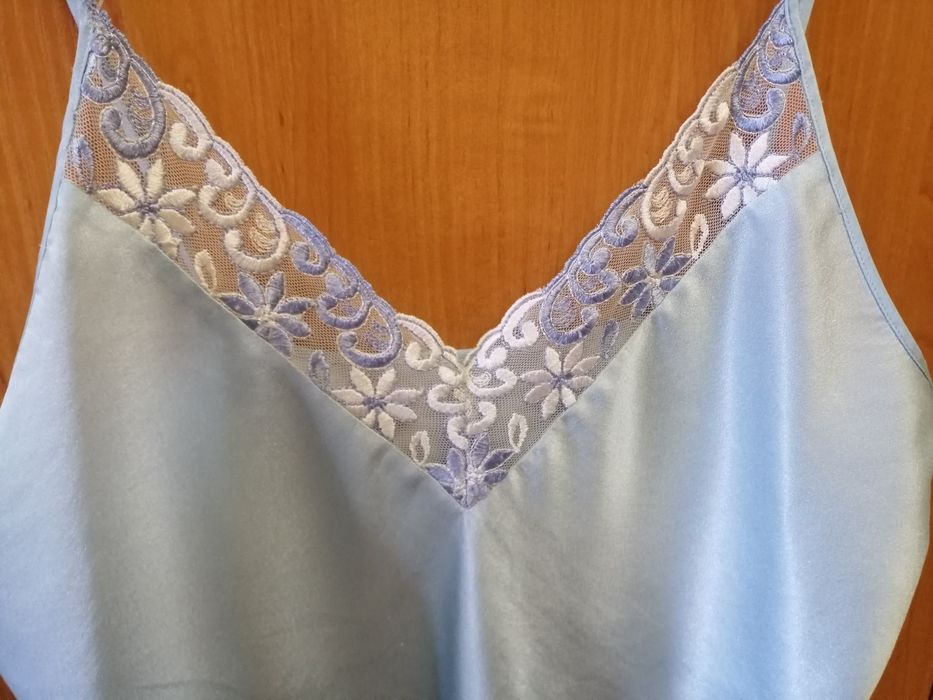 Шовкова ночнушка нічна сорочка Ночная