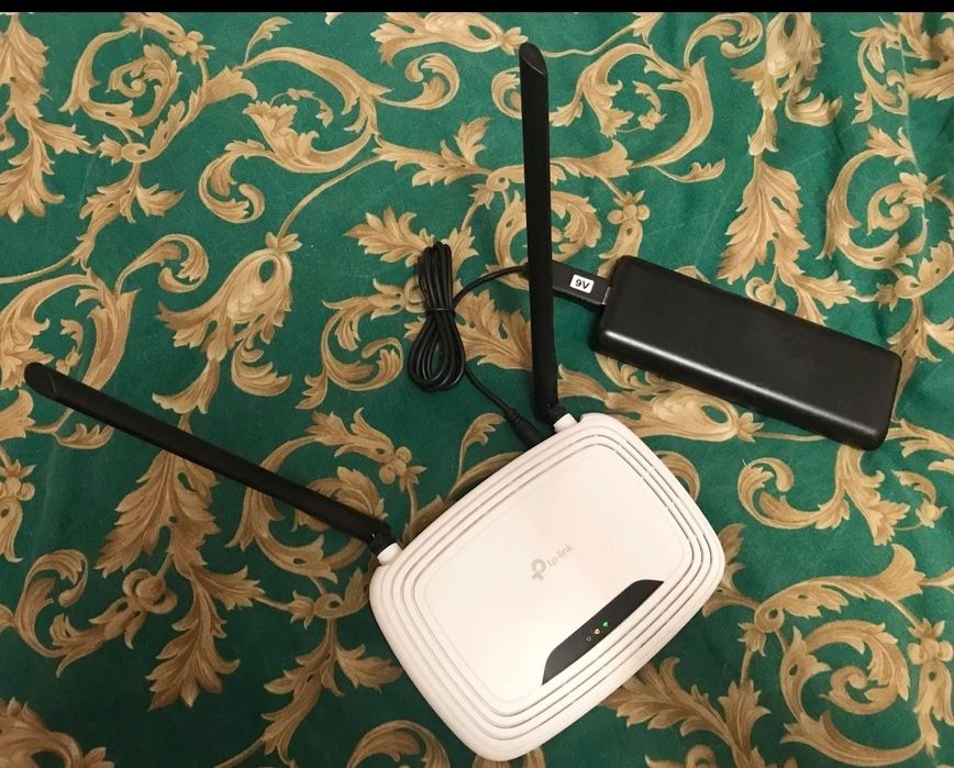 Кабель питание роутера от power bank DC DC 12v  9v