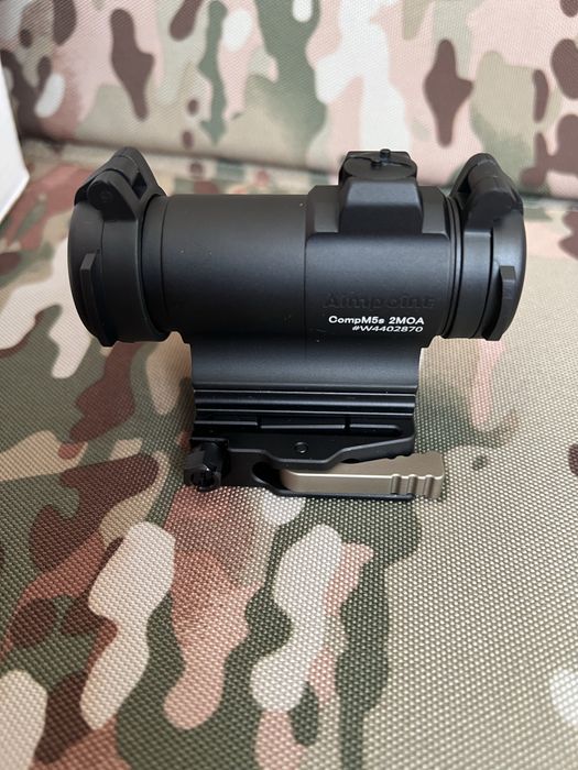 Коліматорний приціл Aimpoint Comp M5s 2 МОА H 39 мм LRP на Weaver