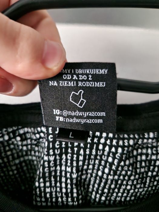 Czarna koszulka Nad Wyraz unisex