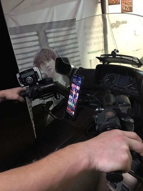 Carregador telemóvel para mota USB