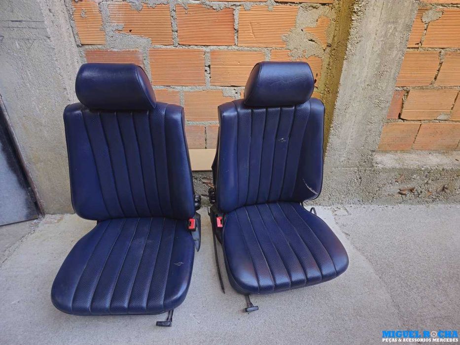 Conjunto de bancos mbtex azul Mercedes 190 W201