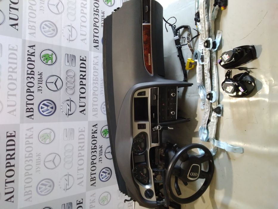 Комплект безпеки Audi A6 C6,  торпеда торпедо Ауді а6