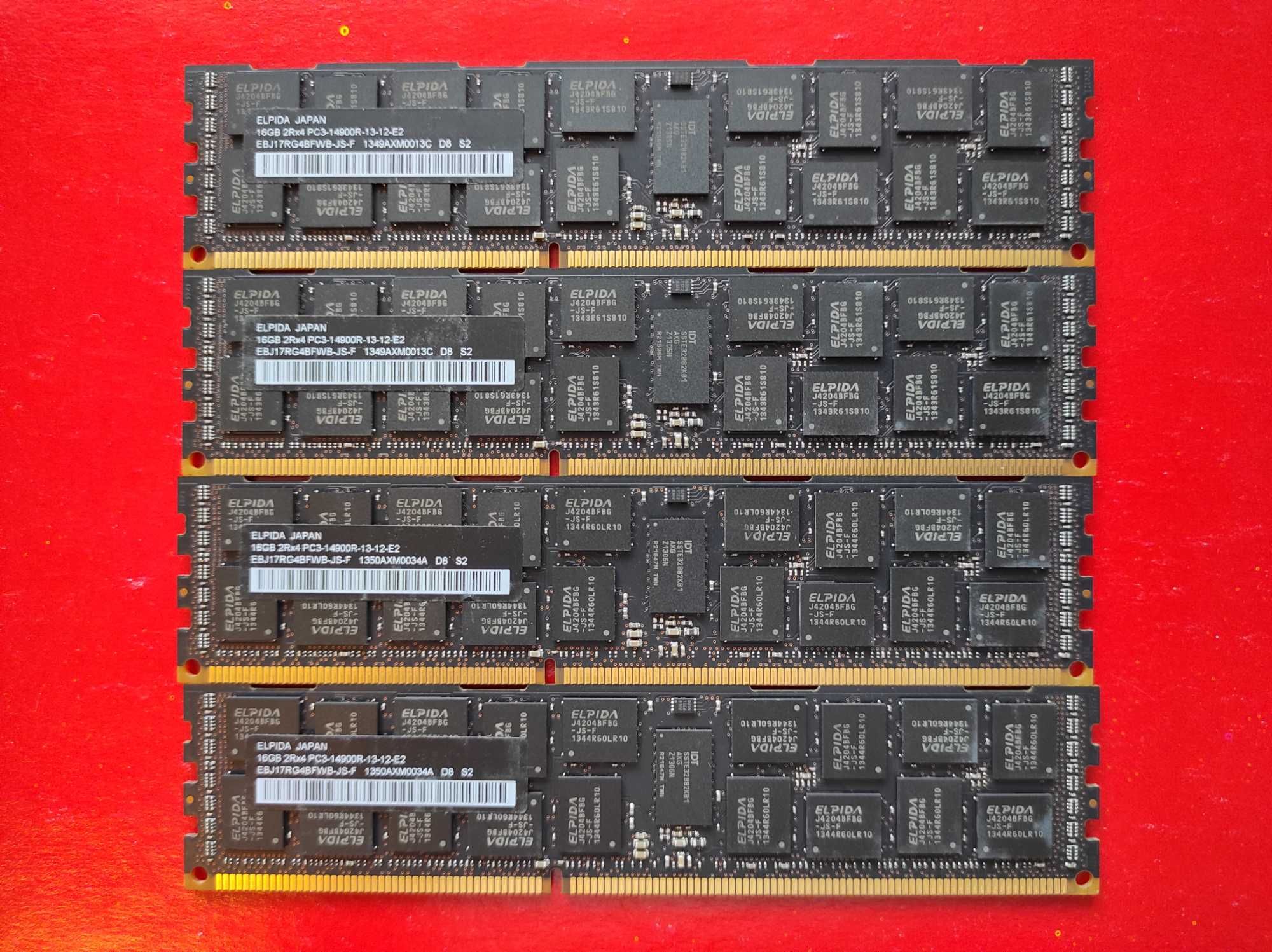 Apple 64GB [4*16GB] 1866MHz DDR3 PC3-14900R ECC для 2013 Mac Pro