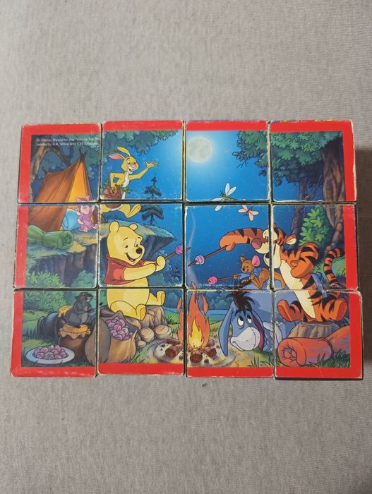 Klocki drewniane Kubuś Puchatek Clementoni