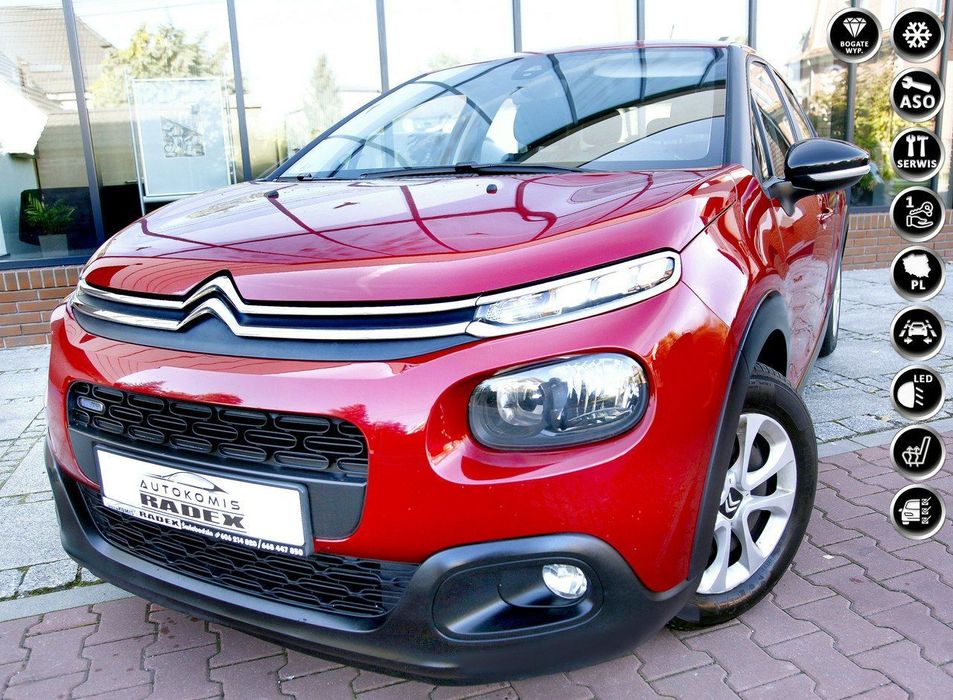 Citroën C3 Salon Polska|1 Reka|As.Pasa Ruchu|Klima|Podgrz.Fotele|4x Elektryka|GWR