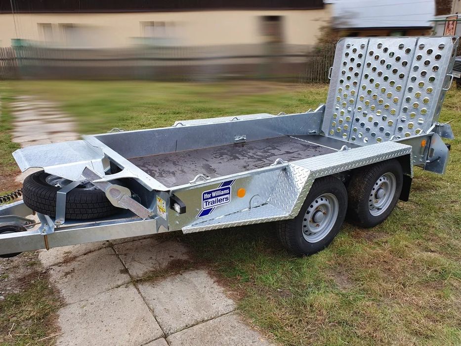 Ifor Williams GH94 BT  IFOR WILLIAMS GH94 BT 2700 DMC - przyczepa DEMO pod minikoparkę