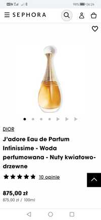 Perfum Dior Jadore infinissime NOWY 100ml