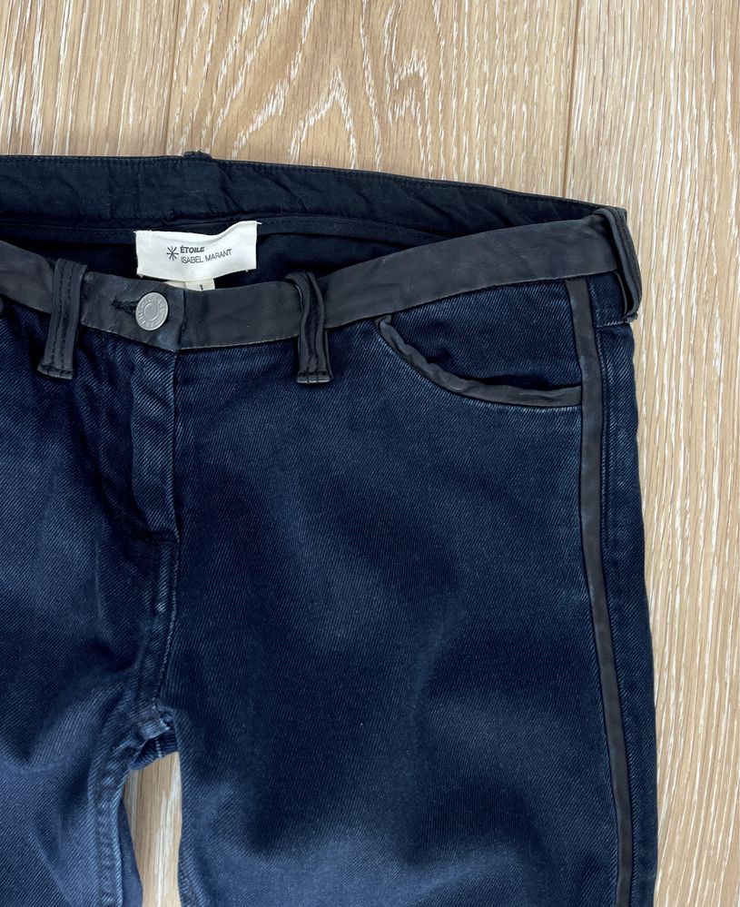 Isabel Marant jeansy slim skinny damskie pas 82 cm