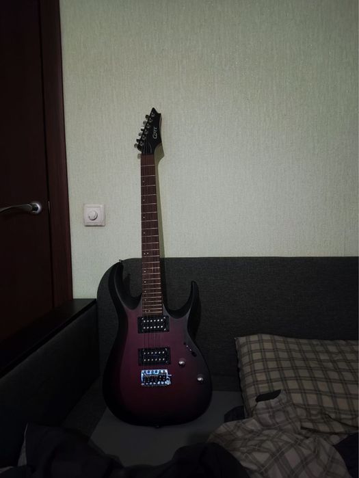 Електрогітара Cort X100 Black Cherry Burst + Комбік Cort CM15R Black