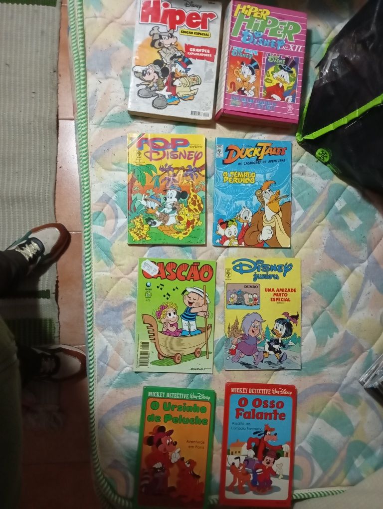 1€ a unidade Livros de banda desenhada Disney, entrego em Rio tinto