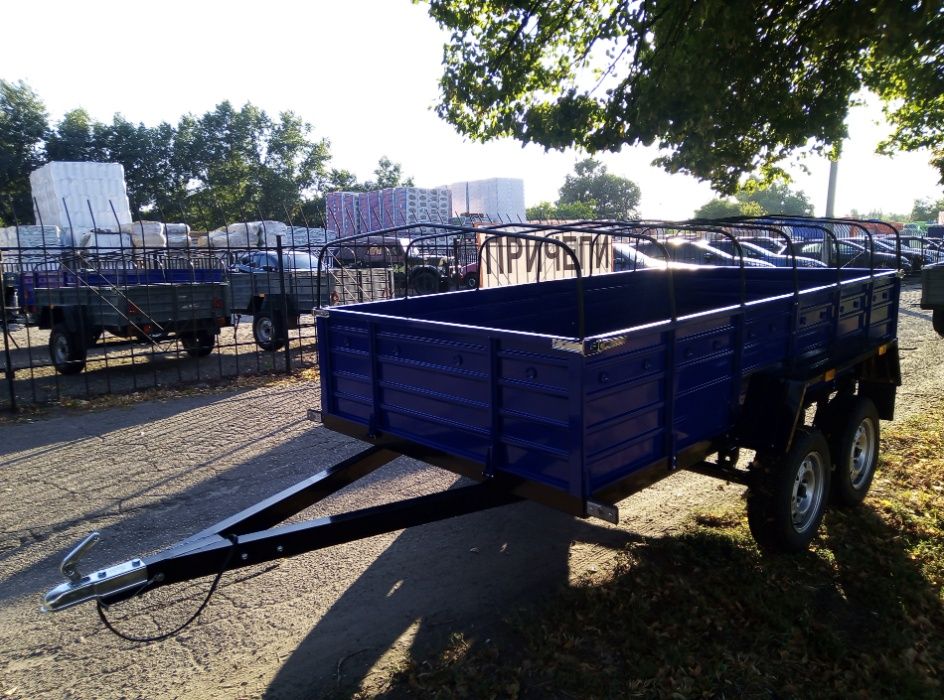 Причіп двовісний легковий в наявності, Посилений від заводу КРАЗ. 3.2м