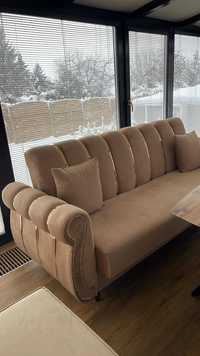 RATY wersalka sofa rozkładana glamour chesterfield uszak kanapa SALONU
